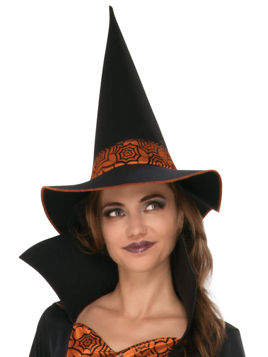 Buy Orange & Black Witch Costume for Adults from Costume Super Centre AU