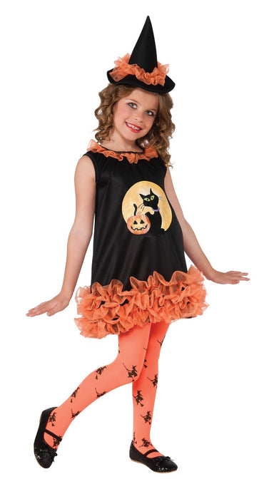 Orange Tutu Witch Child Costume | Costume Super Centre AU