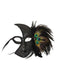 Buy Peacock Feather Black Side Mask from Costume Super Centre AU