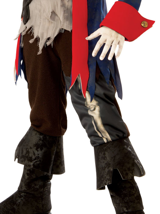 Buy Pirate Captain Bones Costume for Kids from Costume Super Centre AU
