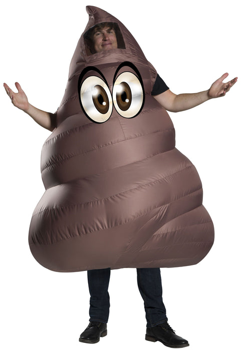 Poop Emoji Inflatable Adult Costume | Costume Super Centre AU