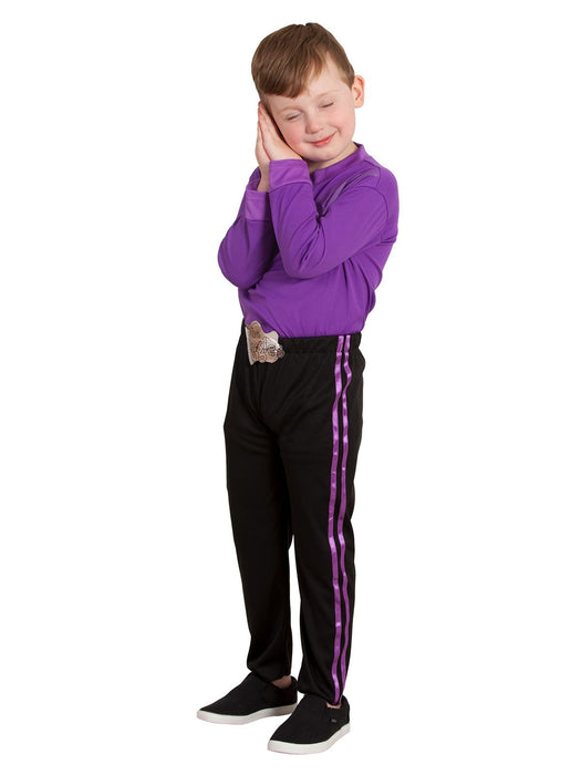 The Wiggles - Purple Lachy Wiggle Deluxe Child Costume | Costume Super Centre AU
