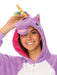 Buy Purple Unicorn Hooded Onesie Costume for Adults from Costume Super Centre AU