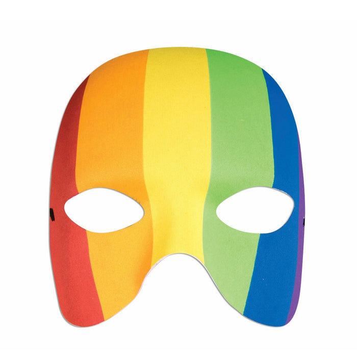 Buy Rainbow Half Mask for Adults from Costume Super Centre AU