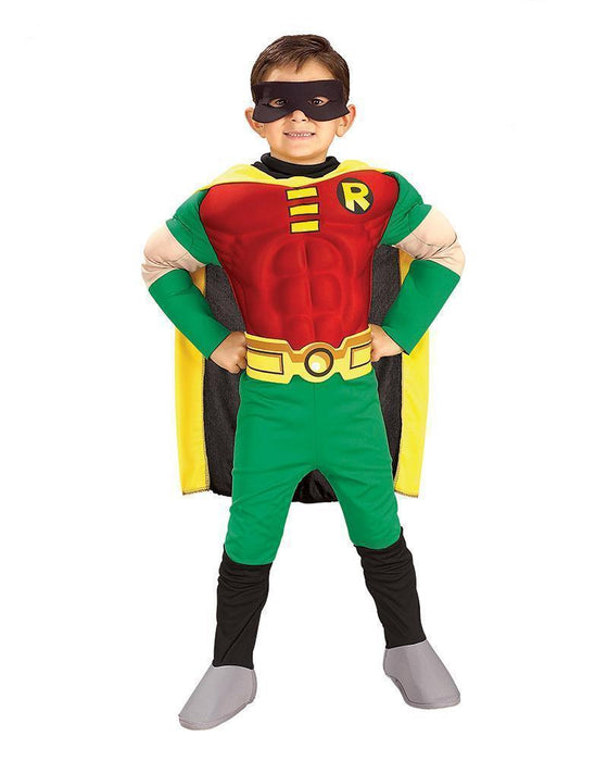 Teen Titans - Robin Deluxe Muscle Chest Child Costume | Costume Super Centre AU