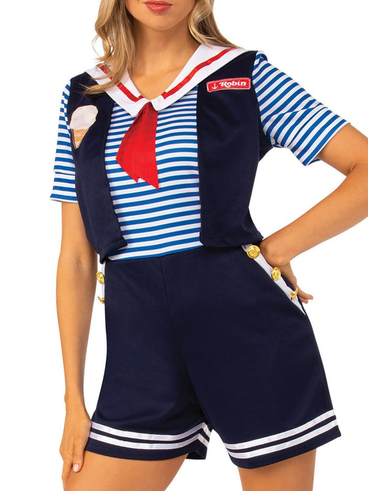 Buy Robin 'Scoops Ahoy Uniform' Costume for Kids - Netflix Stranger Things from Costume Super Centre AU