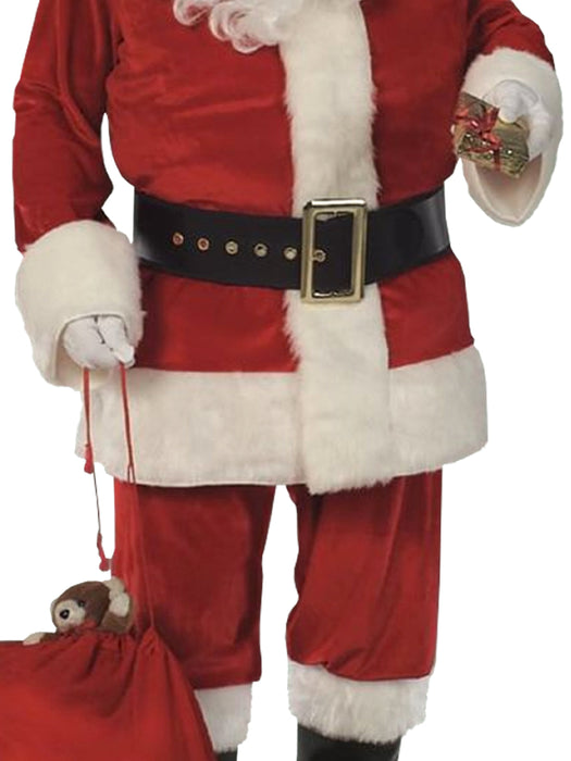 Buy Santa Suit 8 Piece Velvet Deluxe Costume for Adults from Costume Super Centre AU