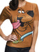 Buy Scooby Doo Costume Top for Adults - Warner Bros Scooby Doo from Costume Super Centre AU