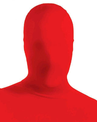 Second Skin Red Adult Mask | Costume Super Centre AU