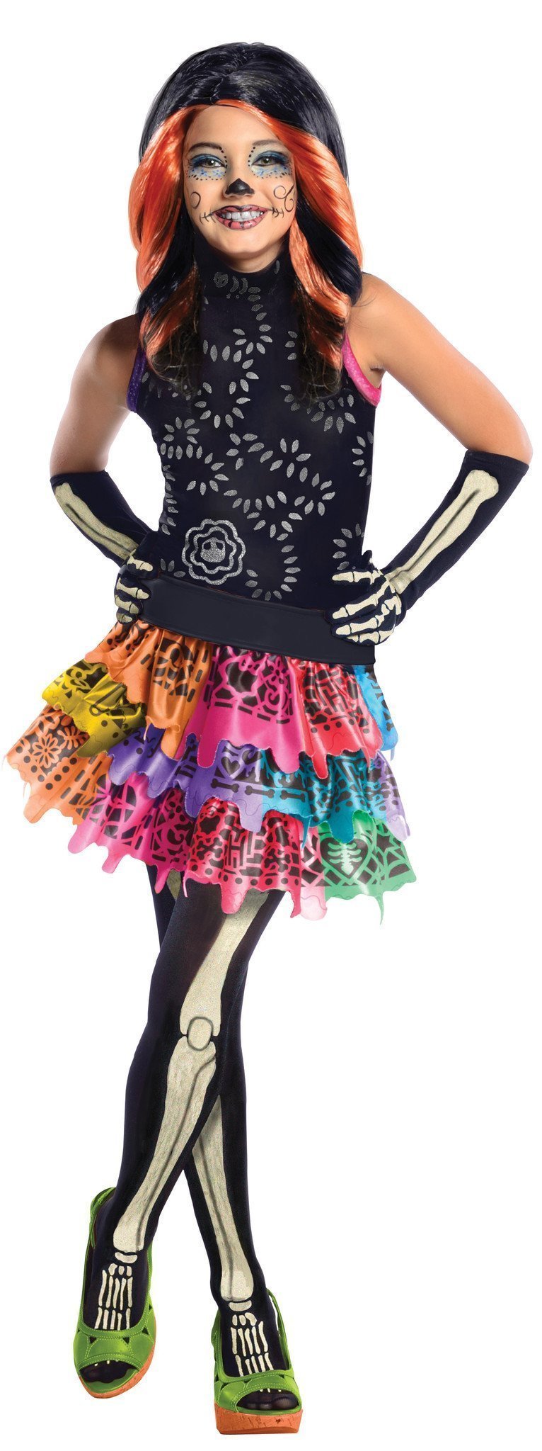 Skelita Calaveras Costume for Kids Monster High Costume Super