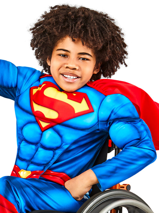 Buy Superman Adaptive Costume for Kids - Warner Bros Justice League from Costume Super Centre AU