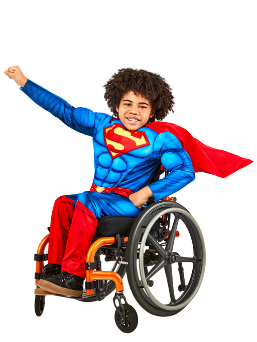 Buy Superman Adaptive Costume for Kids - Warner Bros Justice League from Costume Super Centre AU
