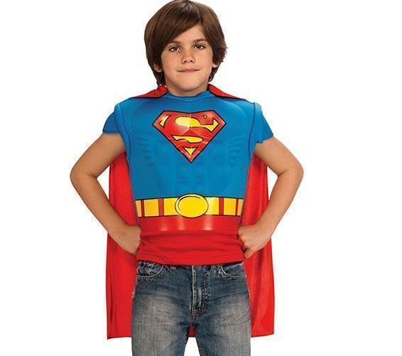 Superman Deluxe Muscle Chest Child Top | Costume Super Centre AU