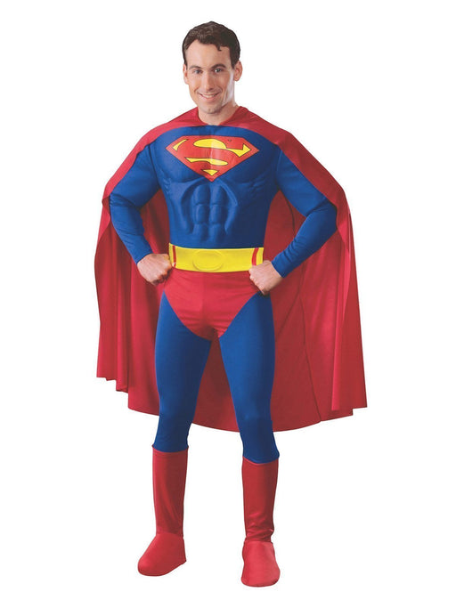 Superman Moulded Muscle Chest Adult Costume | Costume Super Centre AU