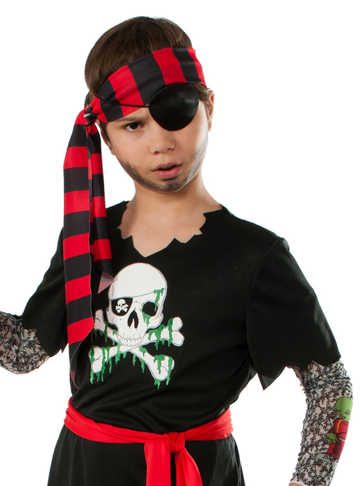 Buy Tattooed Pirate Costume for Kids from Costume Super Centre AU