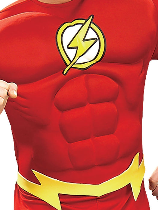 The Flash Deluxe Muscle Chest Adult Costume | Costume Super Centre AU