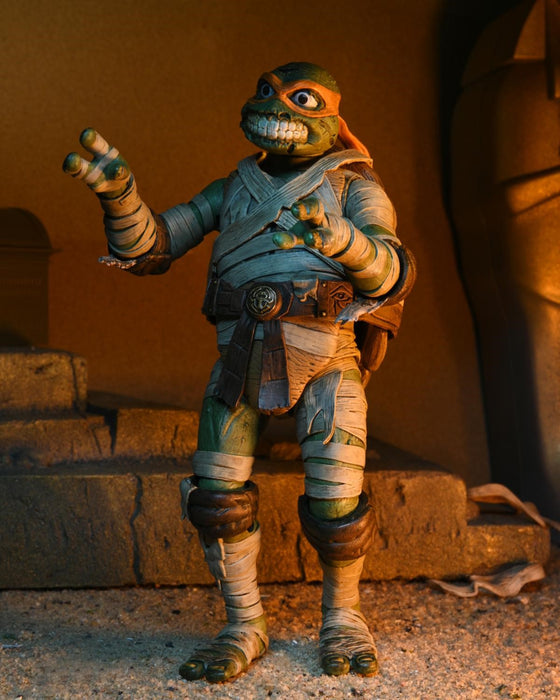 Buy Teenage Mutant Ninja Turtles X Universal Monsters – 7" Action Figurine – Ultimate Michelangelo as The Mummy - NECA Collectibles from Costume Super Centre AU