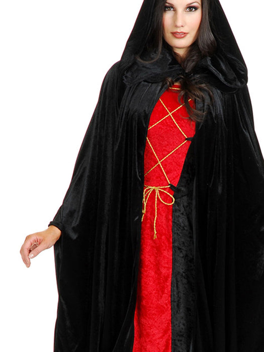 Buy Velvet Hooded Cloak for Adults from Costume Super Centre AU