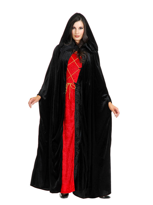 Buy Velvet Hooded Cloak for Adults from Costume Super Centre AU