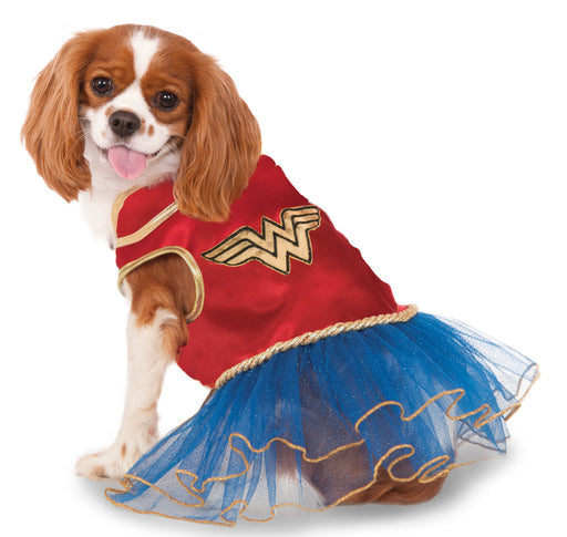 Buy Wonder Woman Tutu Dress Pet Costume - Warner Bros DC Comics from Costume Super Centre AU