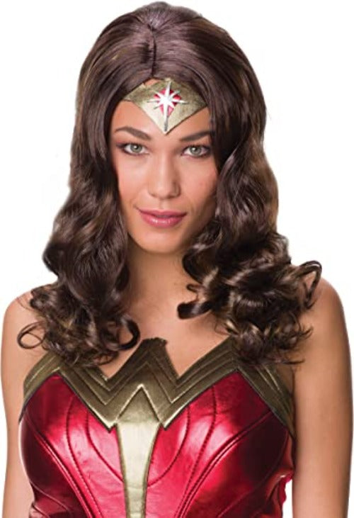 Buy Wonder Woman Wig for Adults - Warner Bros Justice League from Costume Super Centre AU