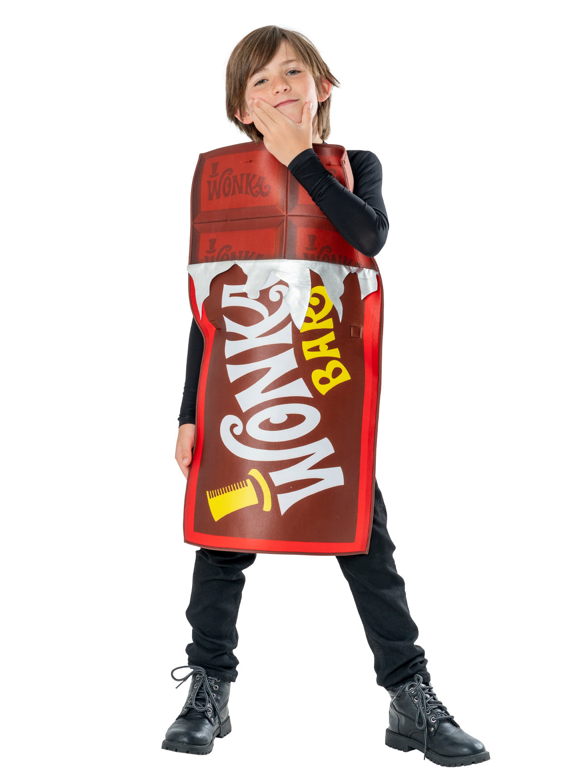 Girls Roald Dahl Winning Wonka Bar Costume Charlie Chocolate Factory Book Week