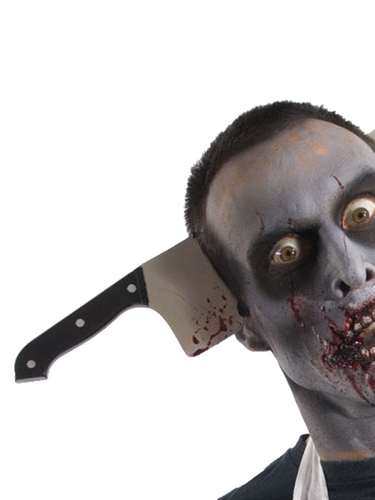 Buy Zombie Cleaver Through Head Accessory from Costume Super Centre AU