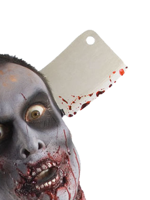 Buy Zombie Cleaver Through Head Accessory from Costume Super Centre AU