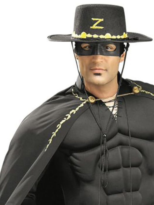 Buy Zorro Deluxe Muscle Chest Costume for Adults - Zorro from Costume Super Centre AU